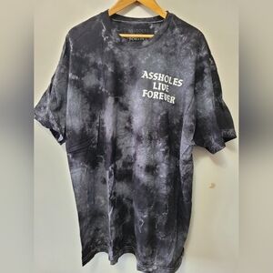 A.L.F. Black Tie-Dye Men's Shirt "XXL"